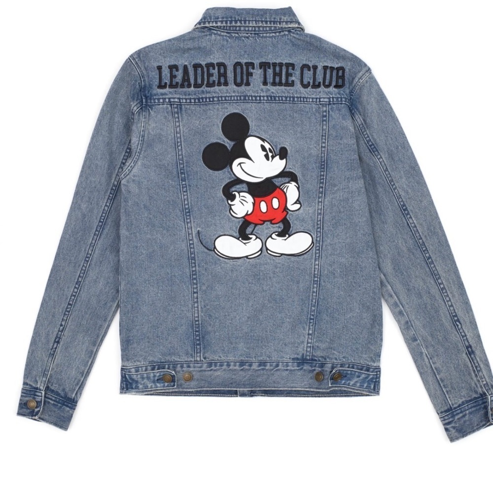 Disney Kids Jean Jacket with Mickey Mouse| Leader of the Club|